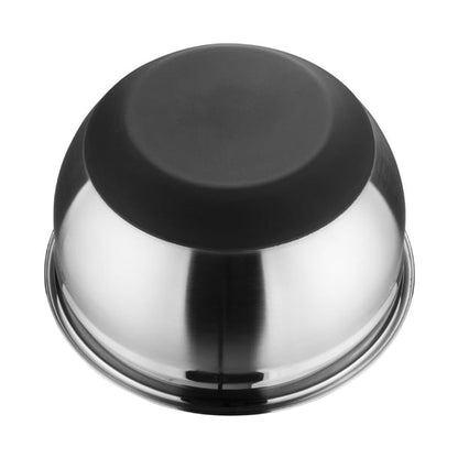 Vogue Stainless Steel Mixing Bowl with Silicone Base 5Ltr gg022