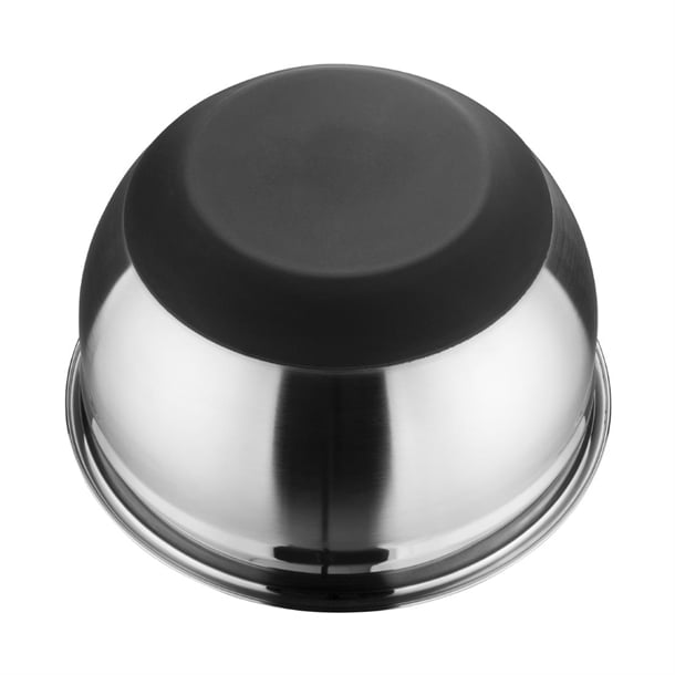 Vogue Stainless Steel Mixing Bowl with Silicone Base 5Ltr gg022
