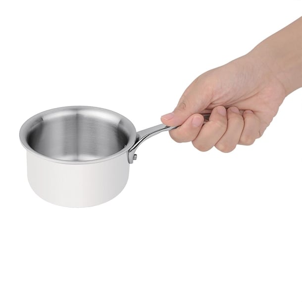 Vogue Stainless Steel and Aluminium Tri-Wall Mini Saucepan 9cm gg025
