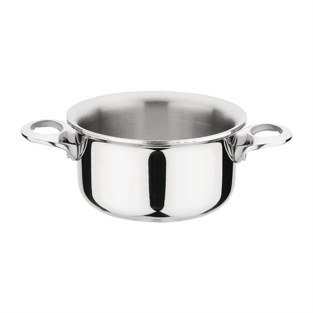 Vogue Stainless Steel and Aluminium Tri-Wall Mini Casserole 10cm gg026