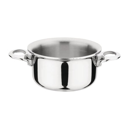Vogue Stainless Steel and Aluminium Tri-Wall Mini Casserole 10cm gg026