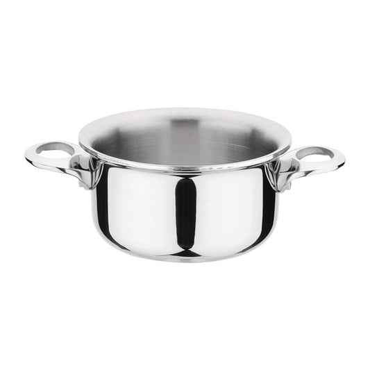 Vogue Stainless Steel and Aluminium Tri-Wall Mini Casserole 10cm gg026
