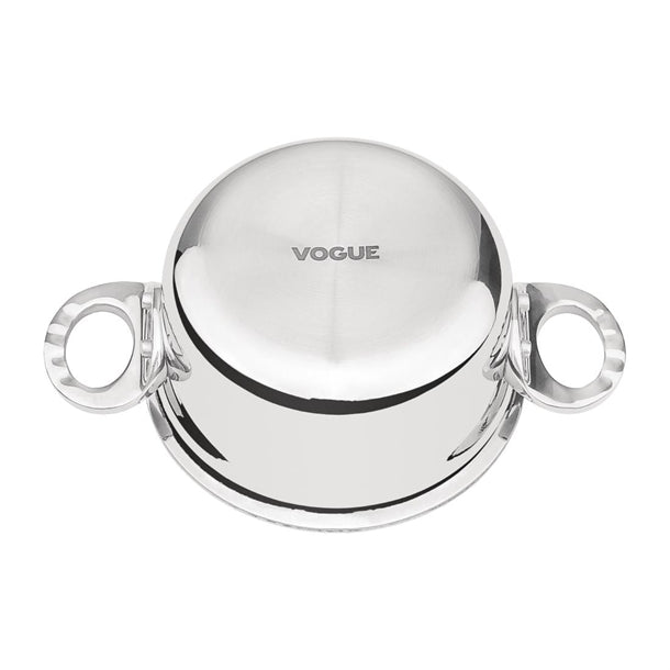 Vogue Stainless Steel and Aluminium Tri-Wall Mini Casserole 10cm gg026