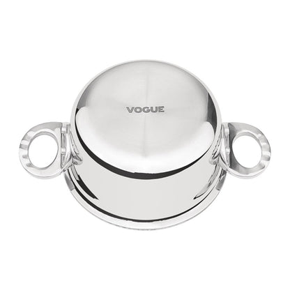 Vogue Stainless Steel and Aluminium Tri-Wall Mini Casserole 10cm gg026