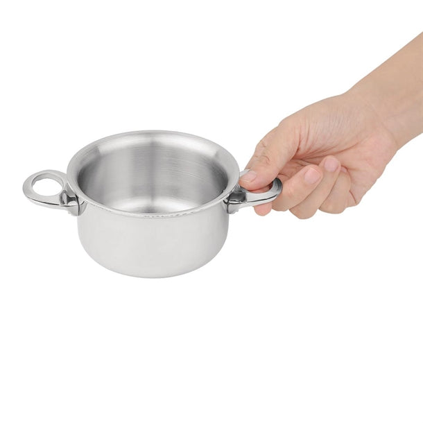 Vogue Stainless Steel and Aluminium Tri-Wall Mini Casserole 10cm gg026