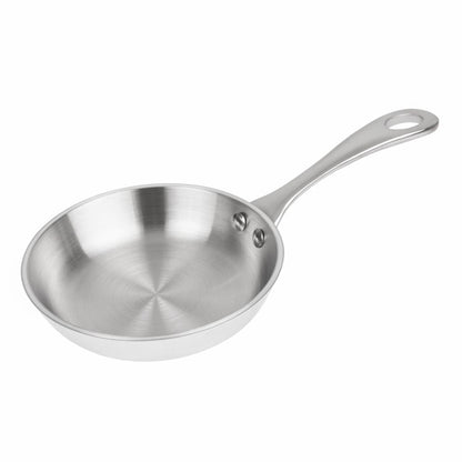 Vogue Stainless Steel and Aluminium Tri-Wall Mini Frying Pan 10cm gg027