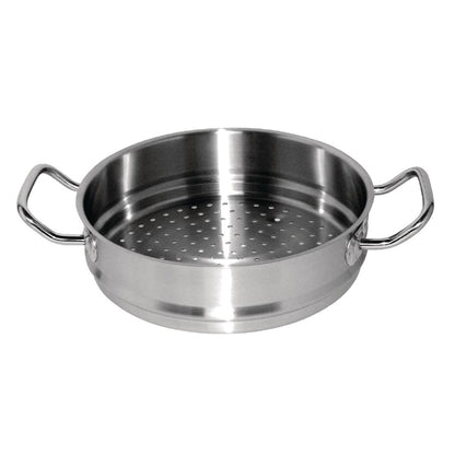 Vogue Stainless Steel and Aluminium Tri-Wall Steamer 28cm gg034