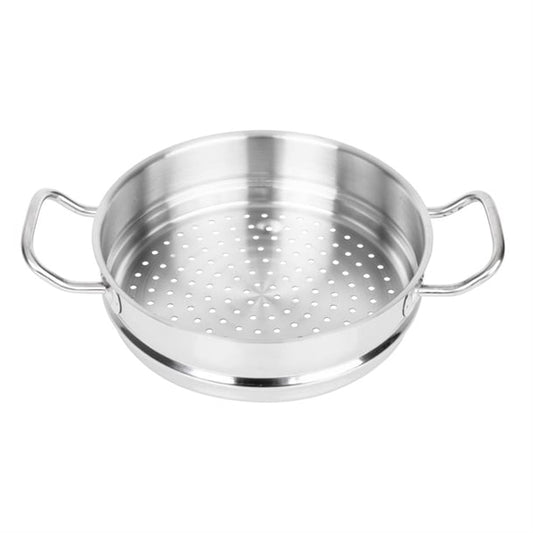 Vogue Stainless Steel and Aluminium Tri-Wall Steamer 24cm gg033