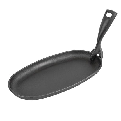 Olympia Cast Iron Oval Sizzler Platter 240x140mm gg133