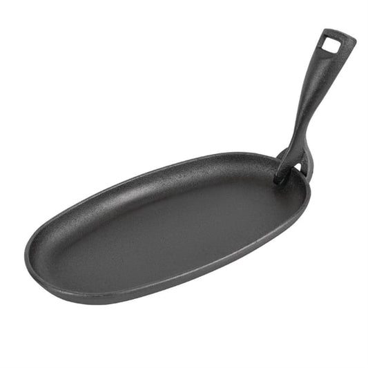 Olympia Cast Iron Oval Sizzler Platter 240x140mm gg133