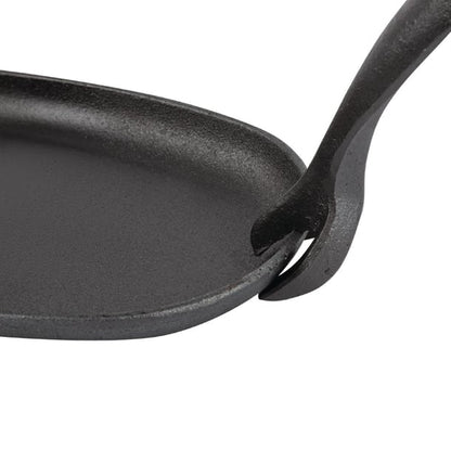 Olympia Cast Iron Oval Sizzler Platter 240x140mm gg133