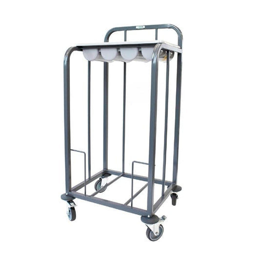 Craven Steel Single Tier Cutlery and Tray Dispense Trolley gg138