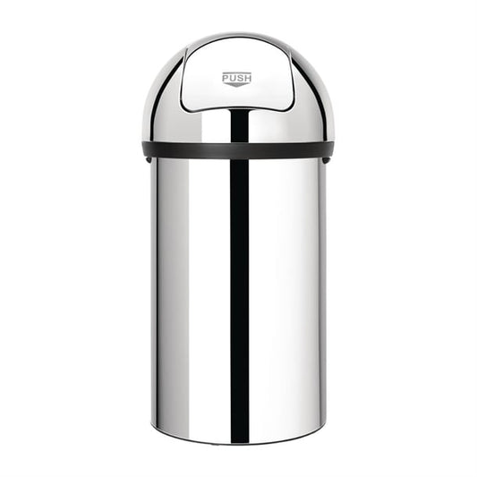 Brabantia Stainless Steel Bullet Bin with Push Top 60Ltr gg175