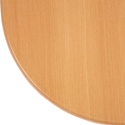 Bolero Pre-drilled Round Tabletop Beech Effect 600mm gg642