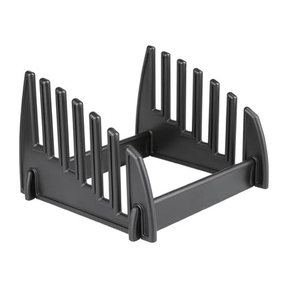 Hygiplas Black Plastic Chopping Board Rack Small 6 Slots gg698