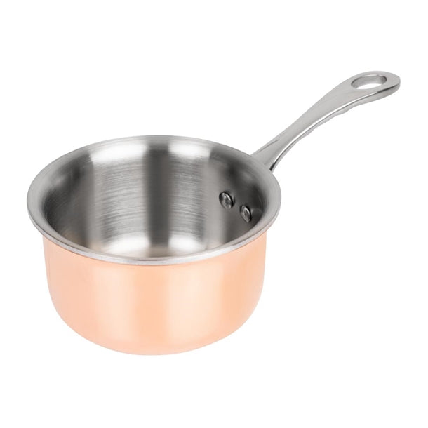 Vogue Copper Tri Wall Mini Saucepan 9cm gg756