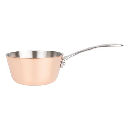 Vogue Mini Copper Tri Wall Sauté Pan 8cm gg761