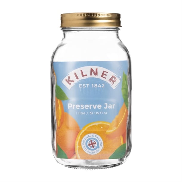 Kilner Screw Top Preserve Jar 1000ml gg786
