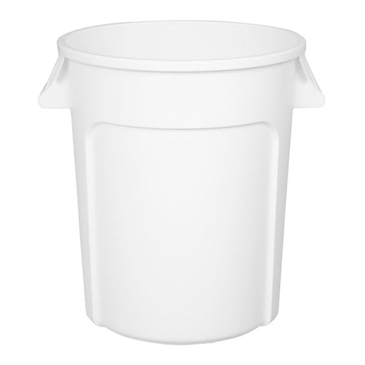 Vogue Polypropylene Round Container Bin White 76Ltr gg793