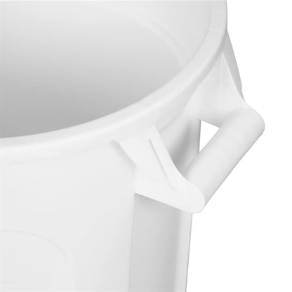 Vogue Polypropylene Round Container Bin White 76Ltr gg793