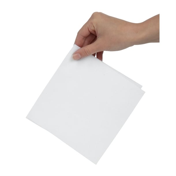 Lunch Napkin White 330x330mm 1ply 1/4 Fold (5000 Pack) gg996