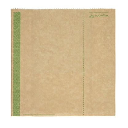Vegware Compostable Kraft Panini Bags (500 Pack) gh019