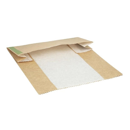 Vegware Compostable Kraft Panini Bags (500 Pack) gh019