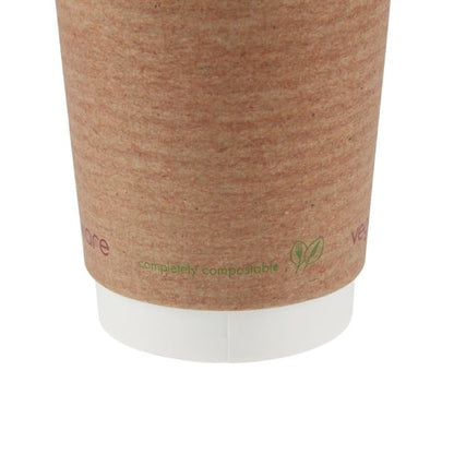 Vegware Compostable Coffee Cups Double Wall 230ml / 8oz (500 Pack) gh020