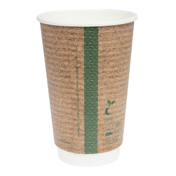 Vegware Compostable Hot Cups 455ml / 16oz (400 Pack) gh022