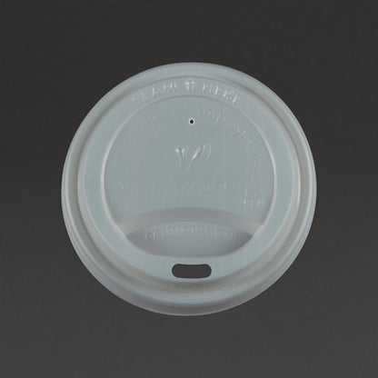 Vegware Compostable Coffee Cup Lids 225ml / 8oz (1000 Pack) gh024