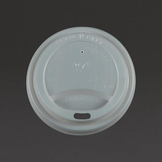 Vegware Compostable Coffee Cup Lids 225ml / 8oz (1000 Pack) gh024