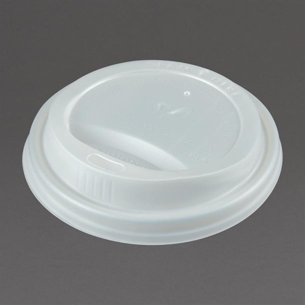 Vegware Compostable Coffee Cup Lids 225ml / 8oz (1000 Pack) gh024