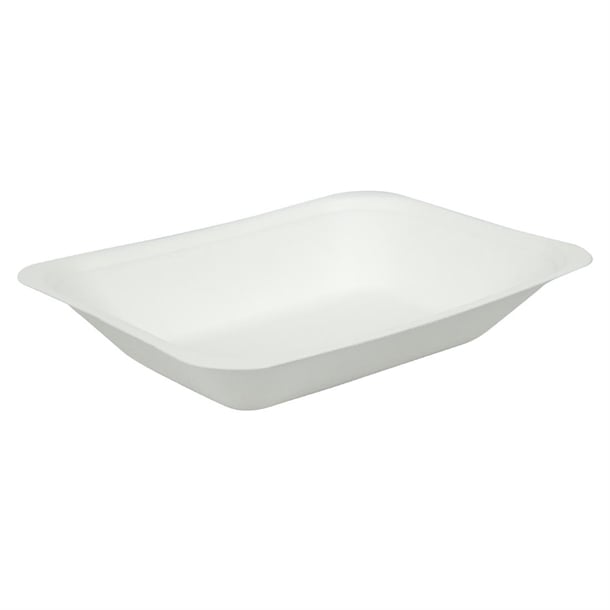 Vegware Compostable Bagasse Chip Trays 175mm (500 Pack) gh025