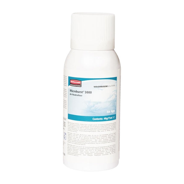 Rubbermaid Microburst 3000 Air Freshener Refills Ice Age 75ml (12 Pack) gh064