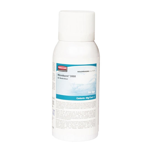Rubbermaid Microburst 3000 Air Freshener Refills Ice Age 75ml (12 Pack) gh064