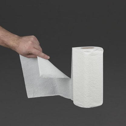 Jantex Kitchen Rolls White 2-Ply 11.5m (24 Pack) gh065