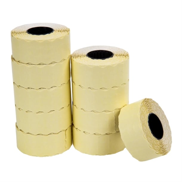 Plain Labels for Pricing Gun Box 15,000 (15000 Pack) gh165