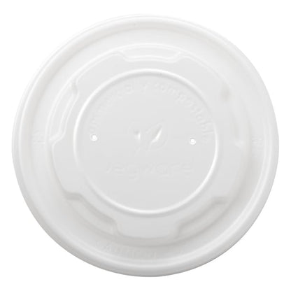 Vegware Compostable Hot Food Pot Flat Lids 170ml / 6oz and 230ml / 8oz gh166