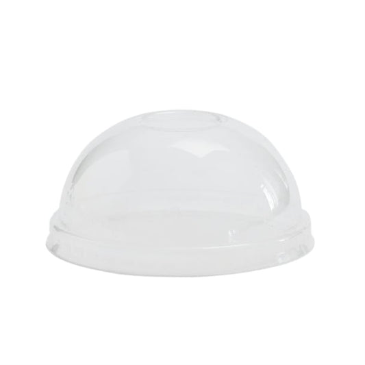 Vegware Compostable Cold Food Pot Domed Lids 170ml / 6oz and 230ml / 8oz gh167
