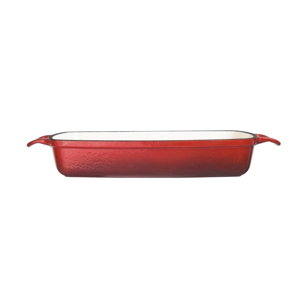 Vogue Cast Iron Casserole Dish Red 1.8Ltr gh319