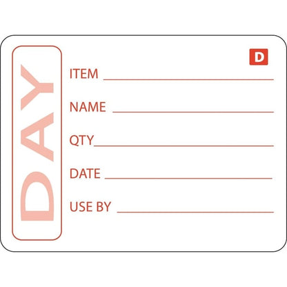 Hygiplas Dissolvable Prepared Food Labels (250 Pack) gh350