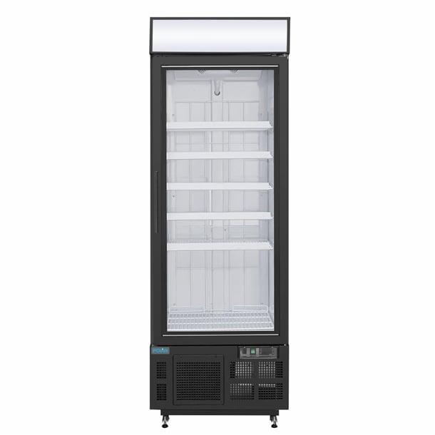 Polar G-Series Upright Display Freezer 412Ltr Black gh428