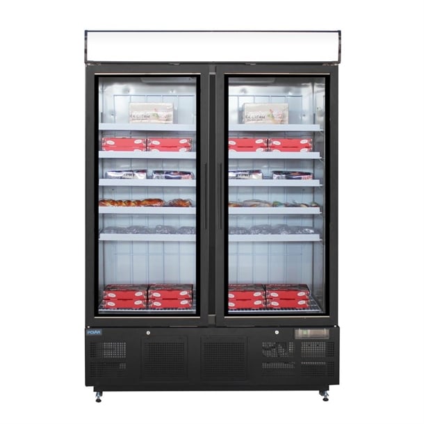 Polar G-Series Upright Display Freezer 920Ltr Black gh429