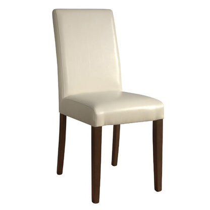 Bolero Faux Leather Dining Chairs Cream (2 Pack) gh444