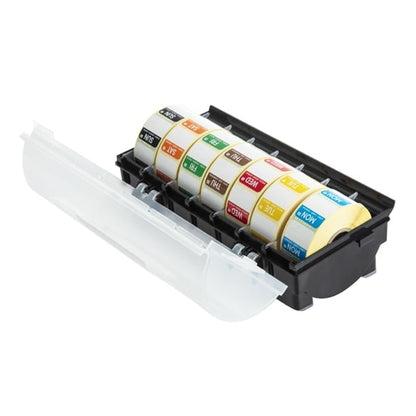 Hygiplas Removable Colour Coded Food Labels with 1" Dispenser gh473