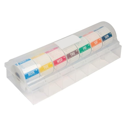Hygiplas Dissolvable Colour Coded Food Labels with 2" Dispenser gh475