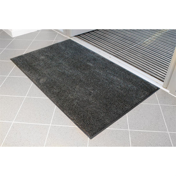 COBA Black Microfibre Entrance Mat Large gh593