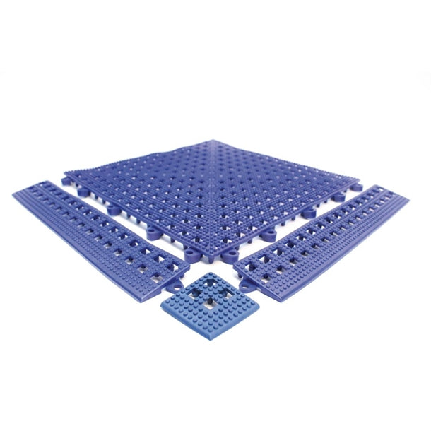 COBA Blue Flexi-Deck Tiles 300 x 300mm (9 Pack) gh600