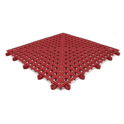 COBA Red Flexi-Deck Tiles (9 Pack) gh604