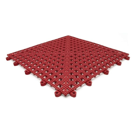 COBA Red Flexi-Deck Tiles (9 Pack) gh604